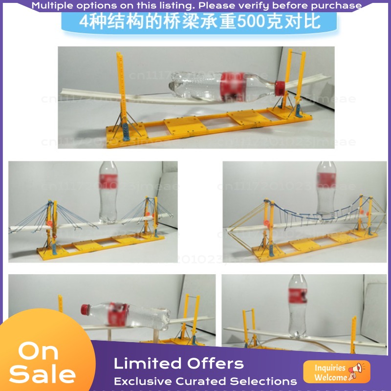 ชุดโมเดลโครงสร้างสะพาน DIY สำห - Science Kit บทวิจารณ์และราคา