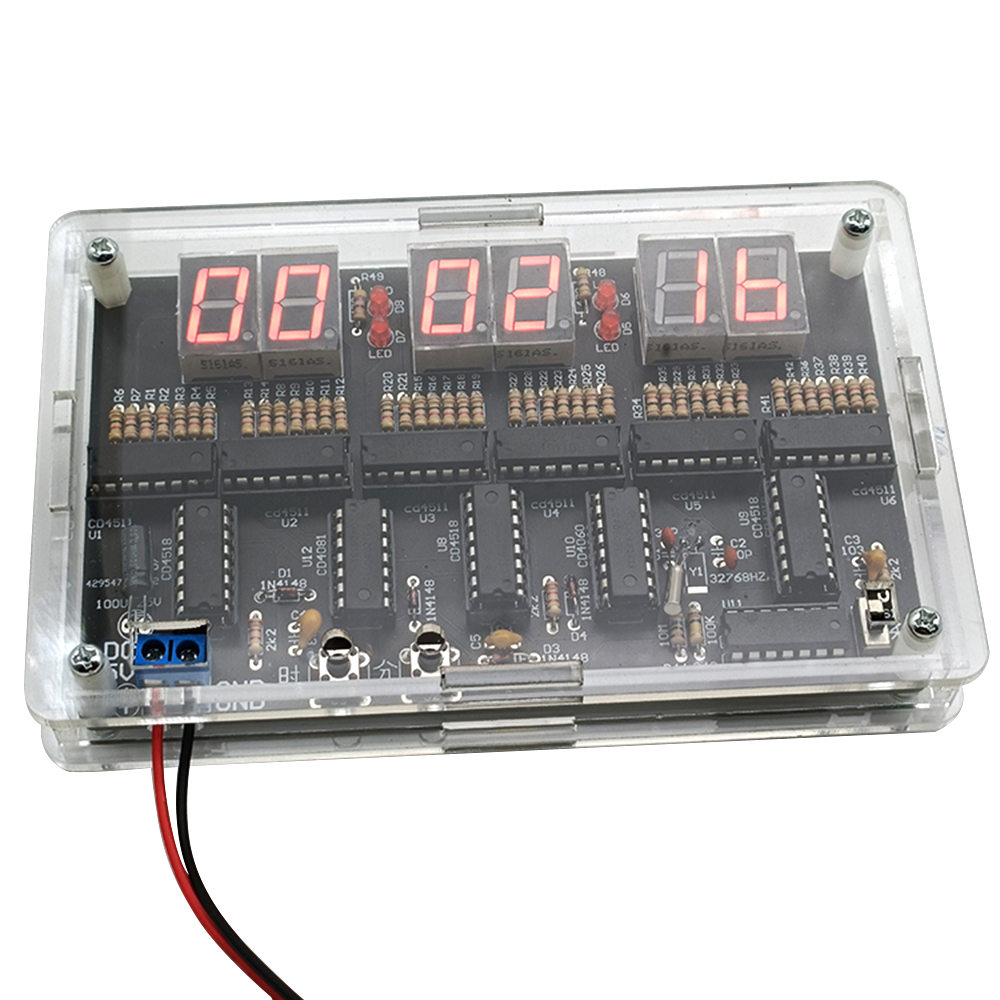 ชุดนาฬิกาดิจิทัลวงจรไฟฟ้า 6 หล - Hobby Science Lab บทวิจารณ์และราคา